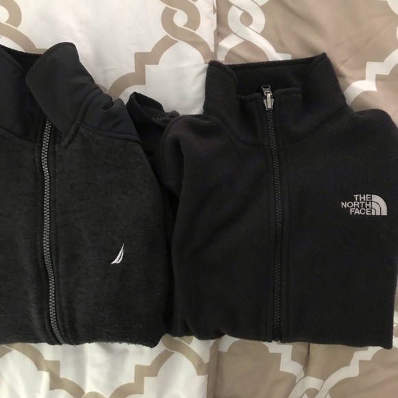Northface jacket and nautica jacket for boys